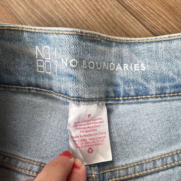 NWT NOBO No Boundaries Junior’s Light Blue Midrise Bootcut Jeans Size 11 - Picture 4 of 5
